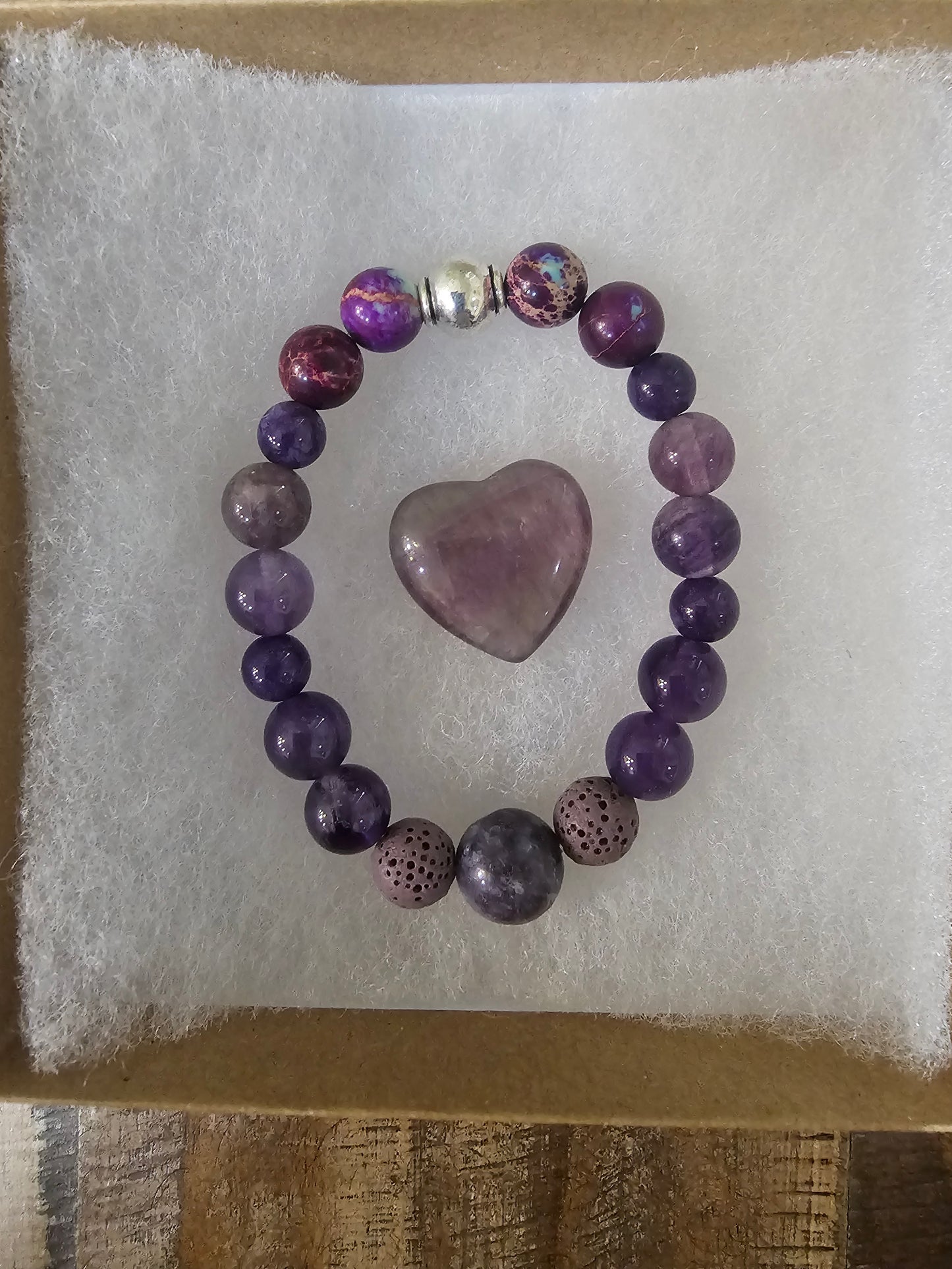 A Special Feature- ANDREA'S PURPLE RAIN Gemstone Bracelet