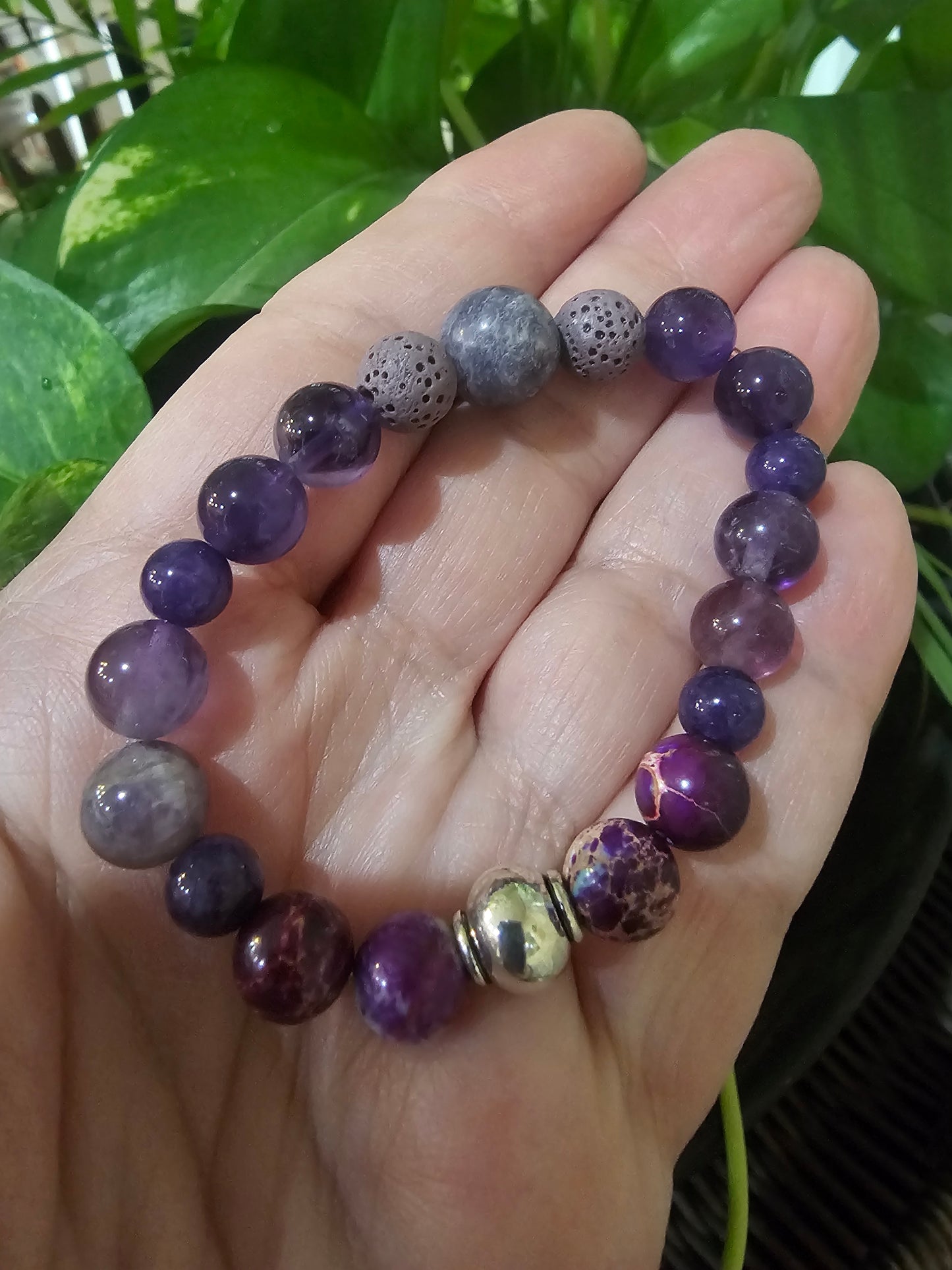 A Special Feature- ANDREA'S PURPLE RAIN Gemstone Bracelet