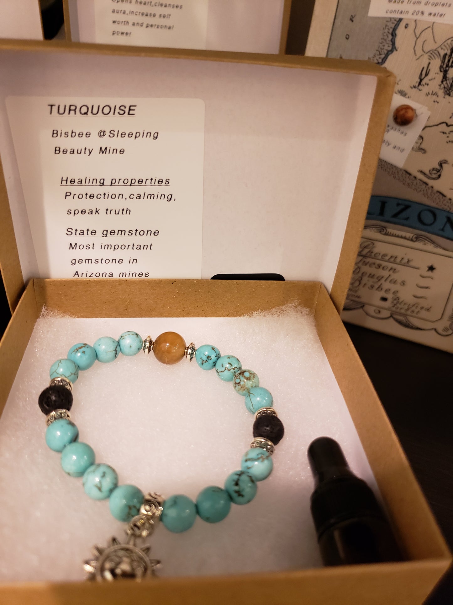 Wear Arizona Gemstone Bracelet- TURQUOISE