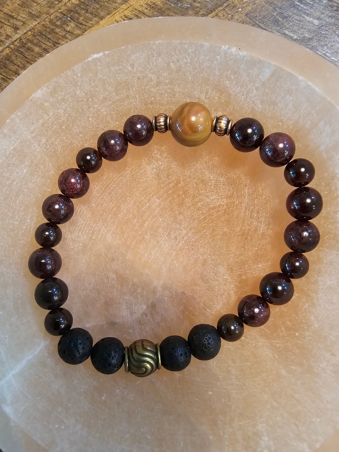 Wear Arizona Gemstone Bracelet- ANT HILL GARNET