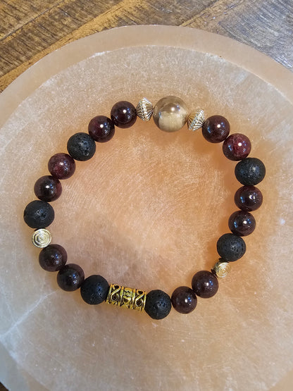 Wear Arizona Gemstone Bracelet- ANT HILL GARNET