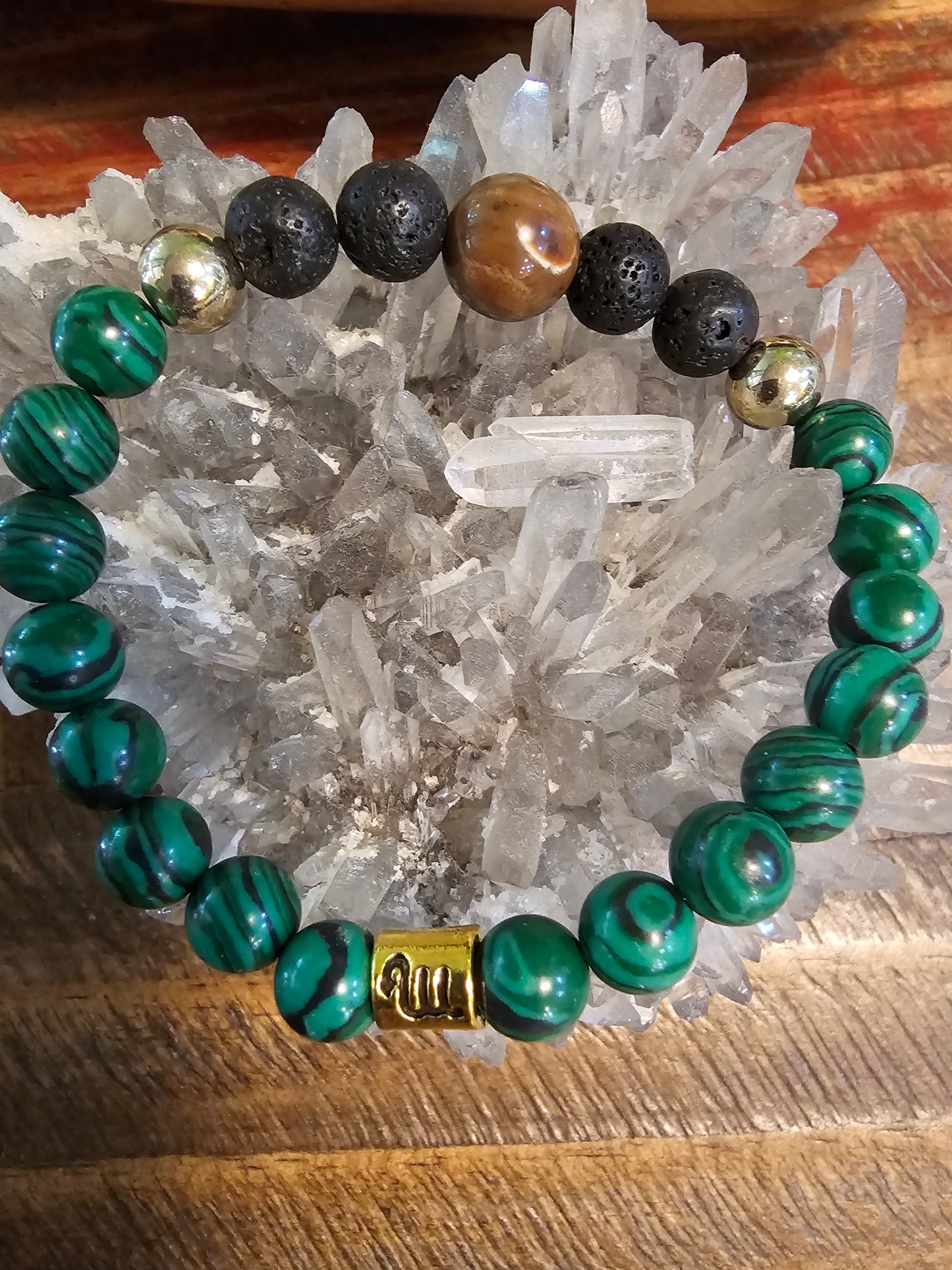 Wear Arizona Gemstone Bracelet- MALACHITE