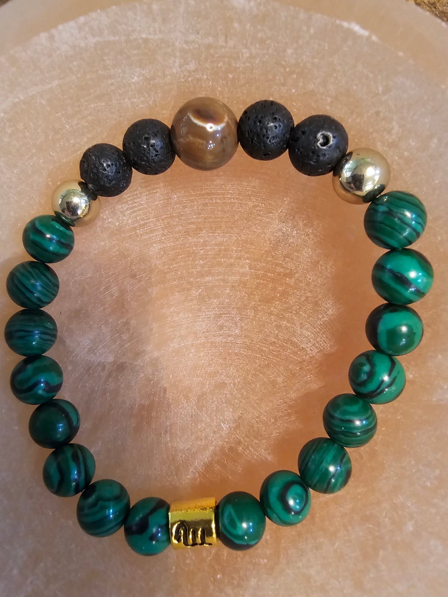 Wear Arizona Gemstone Bracelet- MALACHITE