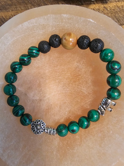 Wear Arizona Gemstone Bracelet- MALACHITE