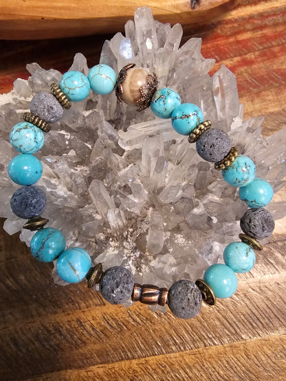 Wear Arizona Gemstone Bracelet- TURQUOISE