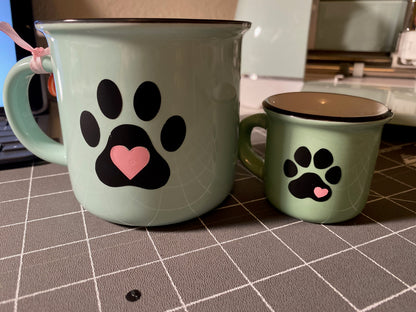 DOGS RULE! Pet Dog Pup Cup Set-can be personalized