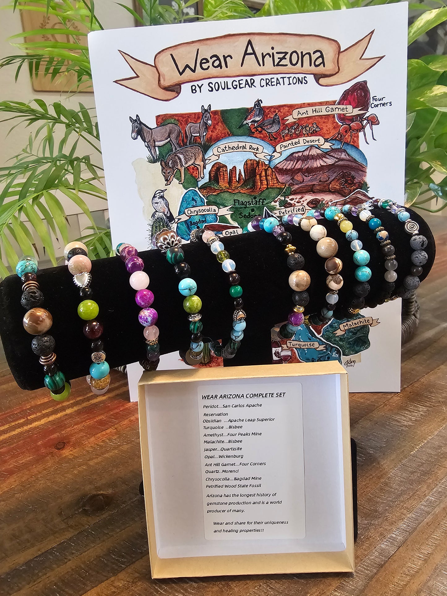 A Special Feature- Wear Arizona Gemstone Bracelet Collection