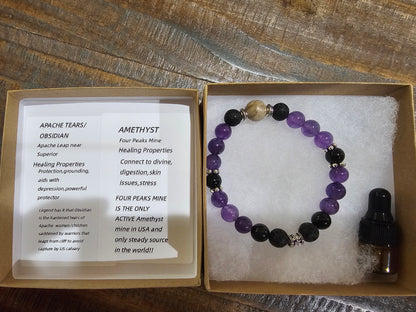 Wear Arizona Gemstone Bracelet- AMETHYST