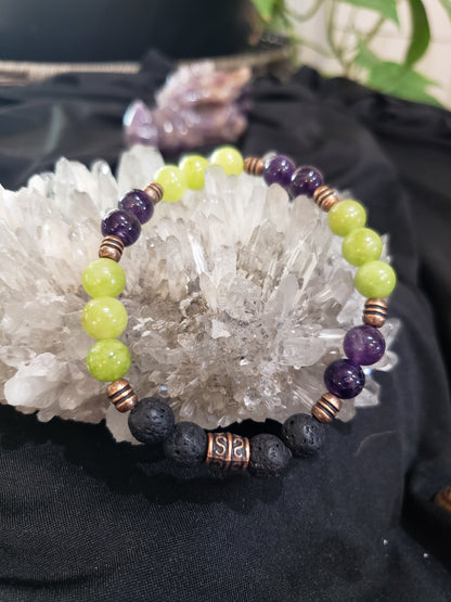 GEMSTONE BRACELET-  PERIDOT