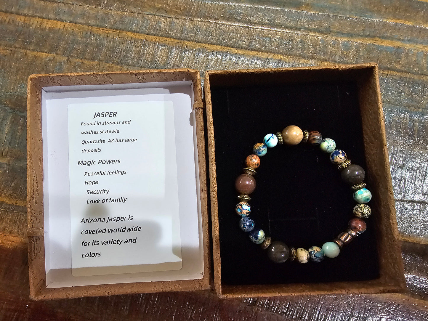 Wear Arizona Gemstone Bracelets-KIDS LINE-JASPER