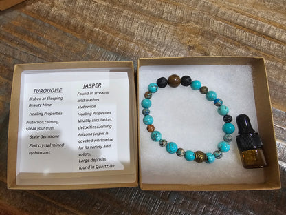 Wear Arizona Gemstone Bracelet- TURQUOISE