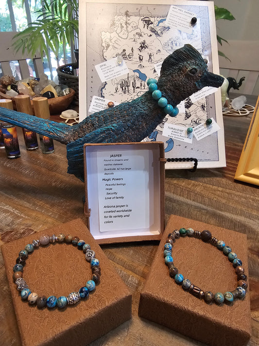 Wear Arizona Gemstone Bracelets-KIDS LINE-JASPER