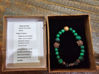 Wear Arizona Gemstone Bracelets-KIDS LINE-MALACHITE