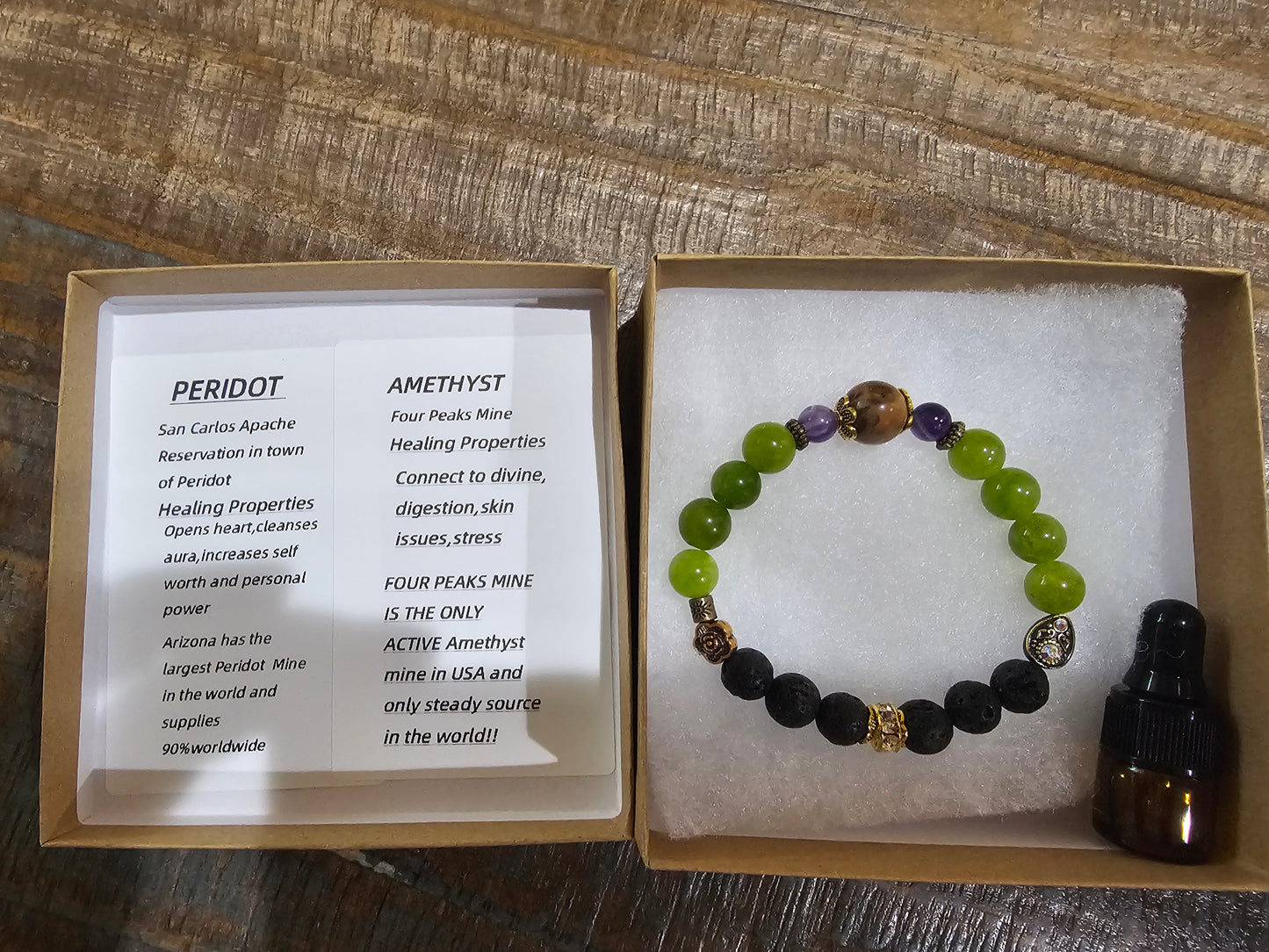 Wear Arizona Gemstone Bracelet- PERIDOT