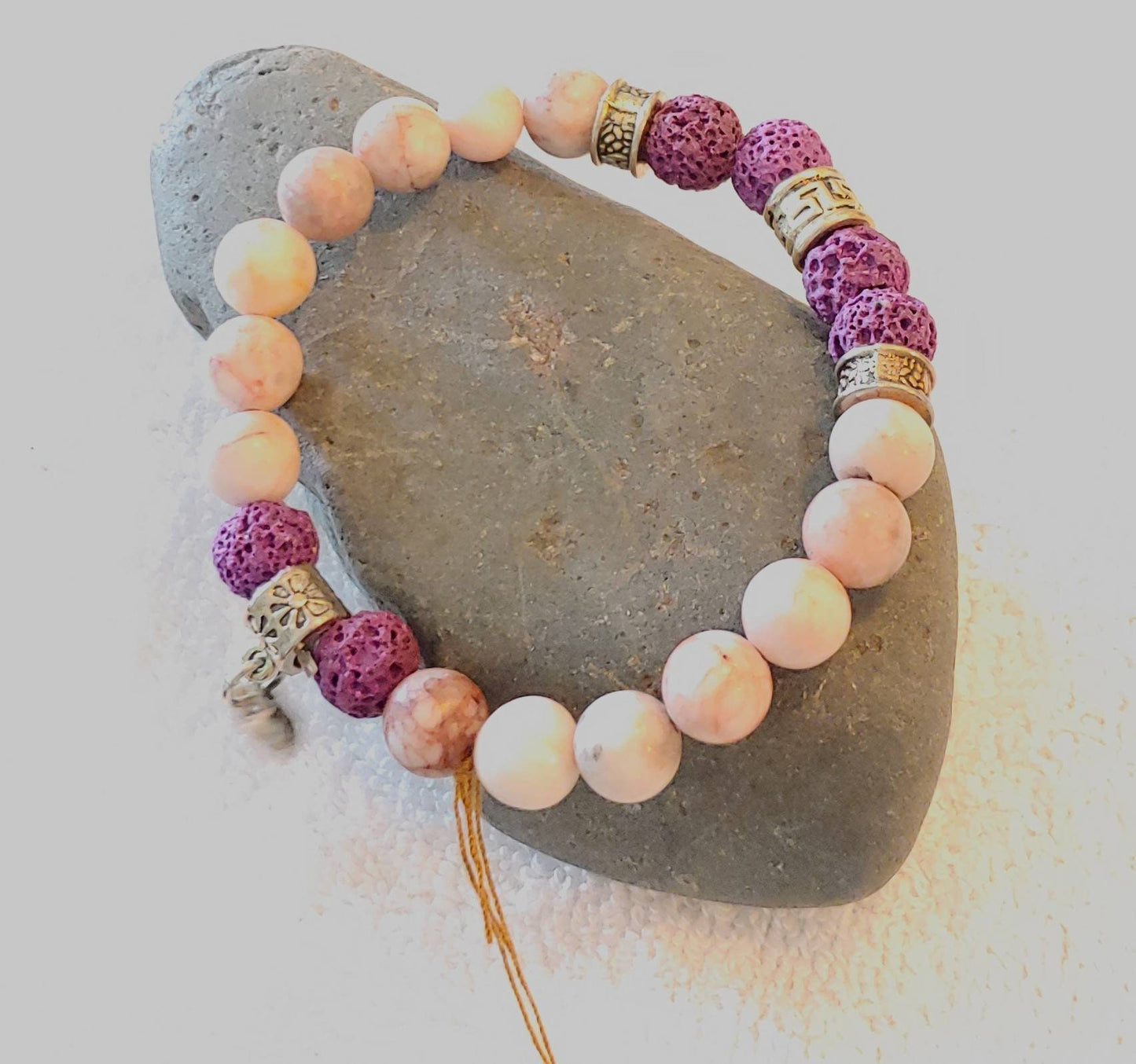 GEMSTONE GRATITUDE Natural crystal bracelet,Tranquility zebra jasper 8mm beaded bracelet,mothers day gift,gratitude gemstone jewelry,courage bracelet