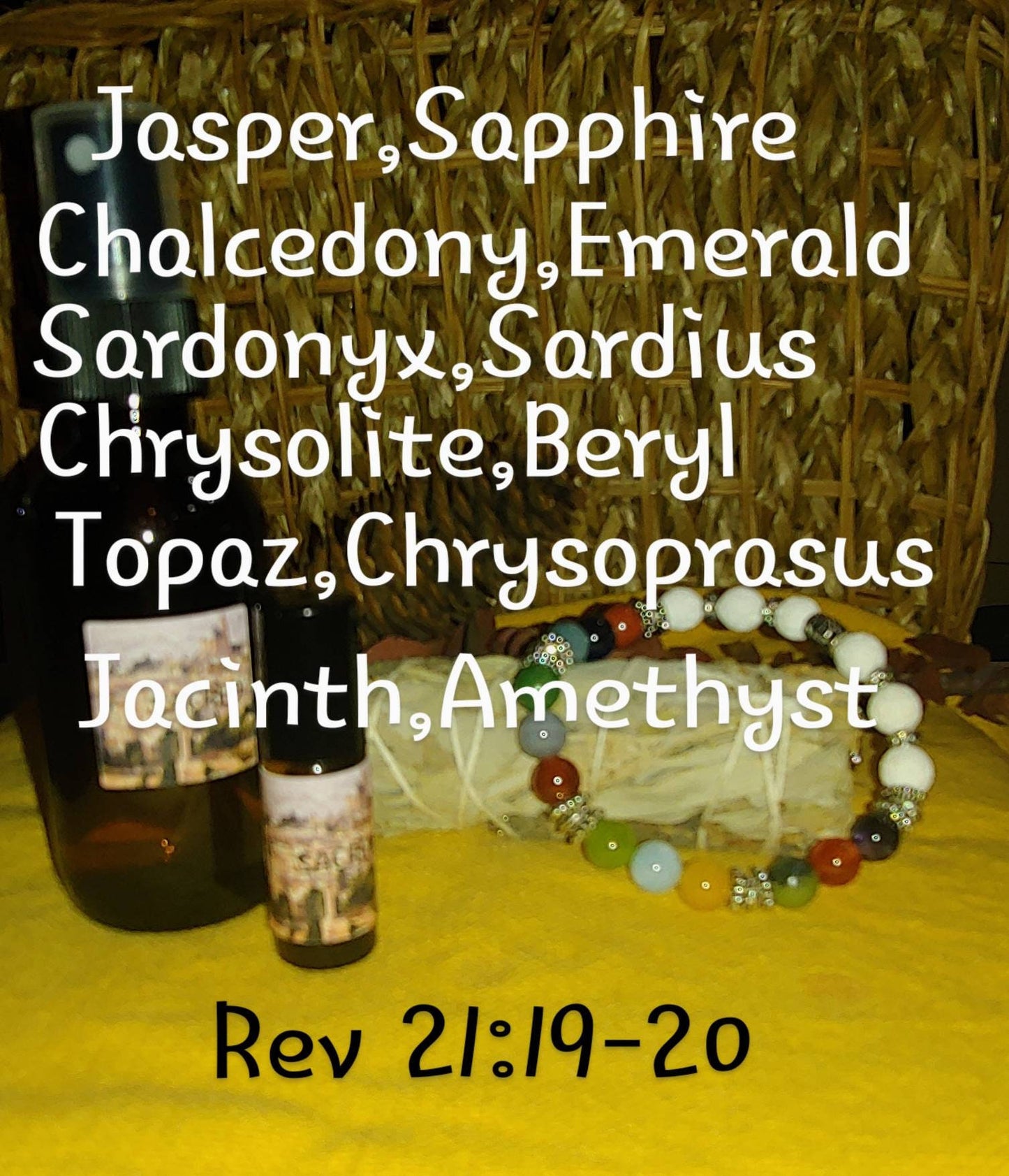 SACRED KIT New Jerusalem Bracelet and Oil BUNDLE